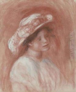 Tête de jeune fille by Pierre Auguste Renoir
