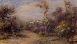 Landscape Near Cagnes by Pierre Auguste Renoir
