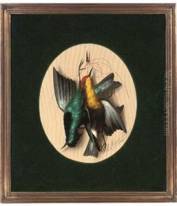 Hanging Songbirds by Michaelangelo Meucci