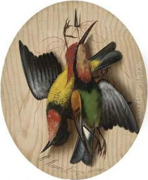 Hanging Songbirds; And Another Similar - view 1