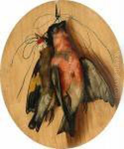Hanging Song Birds; Together With Two Further Examples by Michaelangelo Meucci