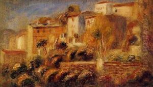Houses At Cagnes by Pierre Auguste Renoir