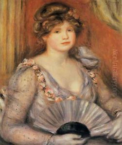 Woman With A Fan by Pierre Auguste Renoir