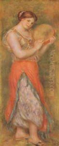 Dancer with tambourine