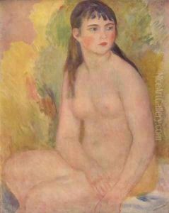 Nude female by Pierre Auguste Renoir