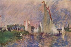 Regatta at Argenteuil by Pierre Auguste Renoir