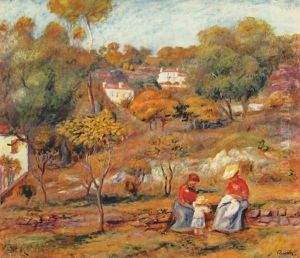 Landscape at Cagnes (2) by Pierre Auguste Renoir