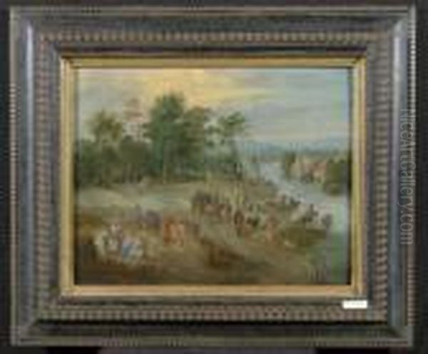 Marktszene Am Fluss. - view 1