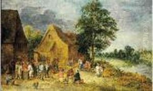 Scene Villageoise by Theobald Michau