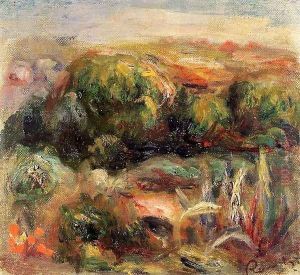 Landscape near Cagnes 01 by Pierre Auguste Renoir