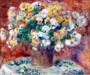 Chrysanthemums by Pierre Auguste Renoir