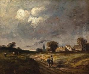 Paysages Avec Paysans by Georges Michel