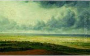 La Plaine Sous L'orage by Georges Michel