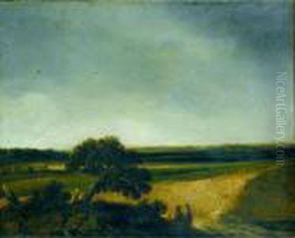 Couple Au Bord D'un Chemin - view 1