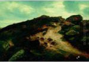 Paysage Aux Rochers by Georges Michel