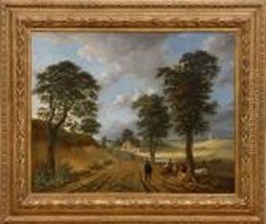 Pastoral Landscape With Figures