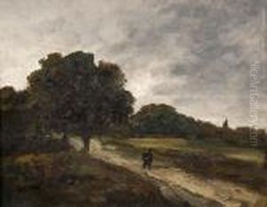 Figure On A Path
