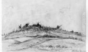 Les Moulins De Montmartre by Georges Michel