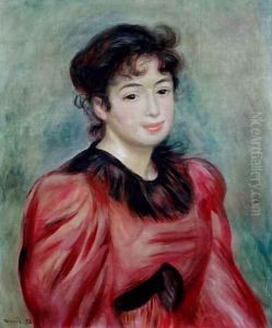 Portrait of Mademoiselle Victorine de Bellio by Pierre Auguste Renoir