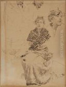Studio Per Figura by Francesco Paolo Michetti