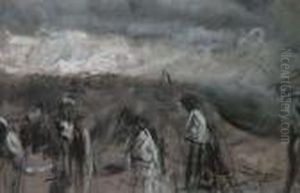 Processione by Francesco Paolo Michetti