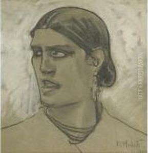Ragazza by Francesco Paolo Michetti