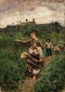 Ritorno Dai Campi by Francesco Paolo Michetti