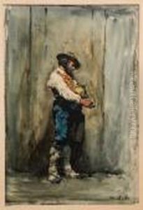 Musicien by Francesco Paolo Michetti