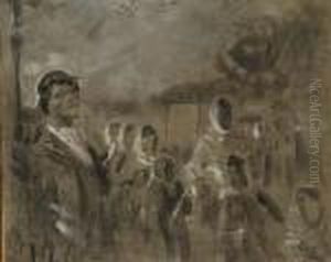 Studio Perpersonaggi by Francesco Paolo Michetti