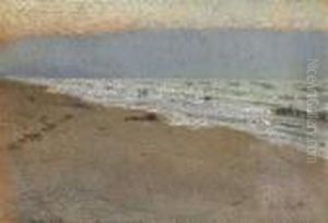 Spiaggia Al Tramonto by Francesco Paolo Michetti