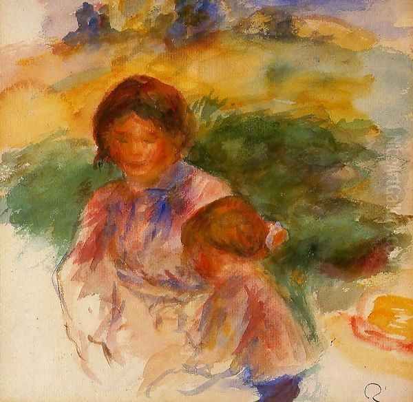 Woman and Child in the Country 1896 - view 1