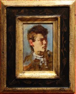 Autoritratto Giovanile by Francesco Paolo Michetti