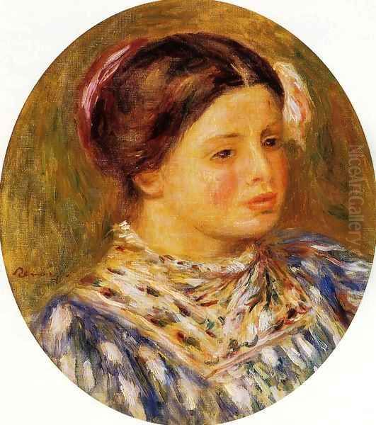 Young Girl in Blue 1912 - view 1