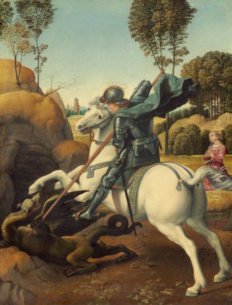 St George and the Dragon - view 1