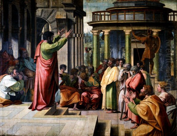 St Paul Preaching In Athens - view 1