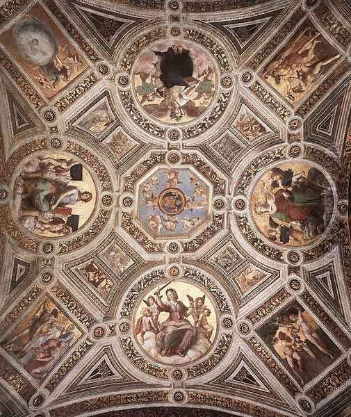 The Stanza della Segnatura Ceiling - view 1
