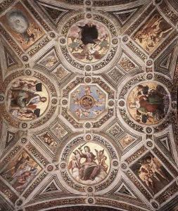 The Stanza della Segnatura Ceiling The Stanza della Segnatura Ceiling