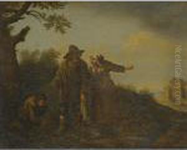 Landscape With Travellers - view 1