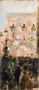 Processione A Napoli by Vincenzo Migliaro