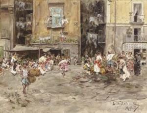 Vico Grotta E Vico Forno, Santa Lucia Vecchia, Napoli by Vincenzo Migliaro