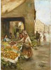 Il Mercato Della Frutta by Vincenzo Migliaro