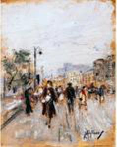Passeggiata A Napoli by Vincenzo Migliaro