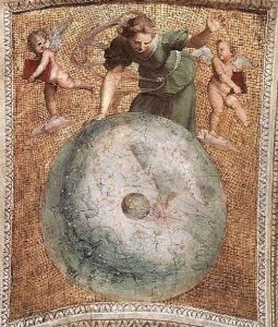 The Stanza Della Segnatura Ceiling Prime Mover by Raphael