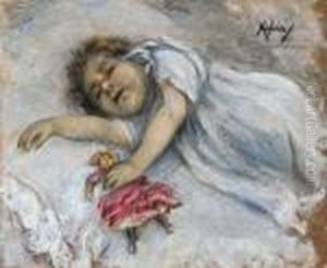 Bimba Addormentata by Vincenzo Migliaro