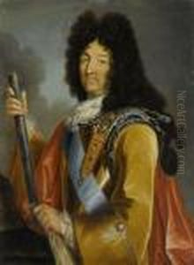 Portrait Of The French King Louis Xiv