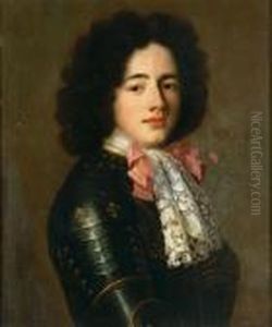 A Portrait Of Louis De Bourbon, Comte Devermandois, In Armor