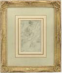 Study Of A Head Of An Angel And God The Father With A Study Of Apope