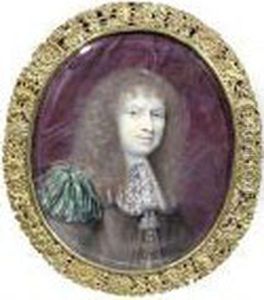 Portraitminiatur Eines Duc by Pierre Mignard