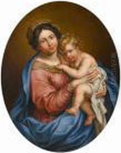 The Madonna And Child by Pierre Mignard