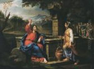 Christ And The Samaritan Women Near The Well